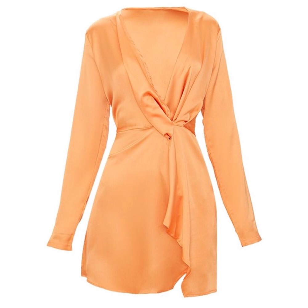 Tangerine Silk dress